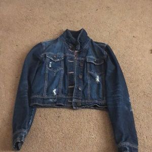 Denim jean jacket.